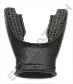 Long Bite Mouthpiece for Regulators, Black