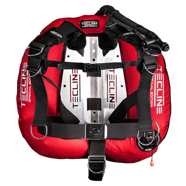 Tecline Donut 22 SE Comfort Harness Backplate and Wing BC Set