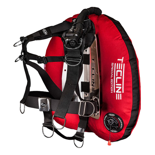 Tecline Donut 22 SE Comfort Harness Backplate and Wing BC Set