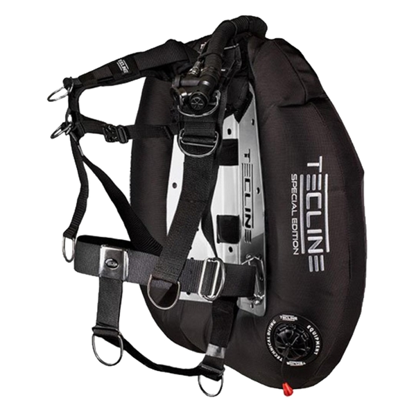 Tecline Donut 22 SE Comfort Harness Backplate and Wing BC Set